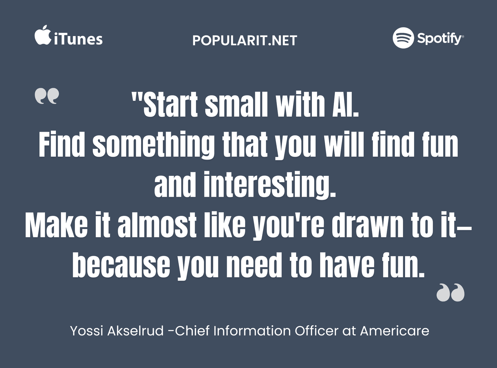 371- AI Implementation Without Hype w/Yossi Akselrud