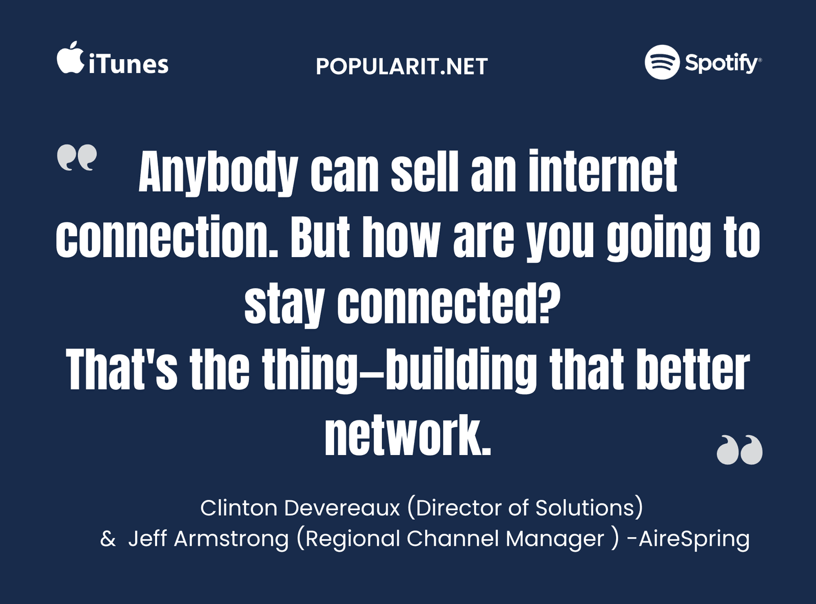 370- Stop Calling 1-800-GO-POUND-SAND w/Clinton Devereaux & Jeffrey Armstrong from Airespring