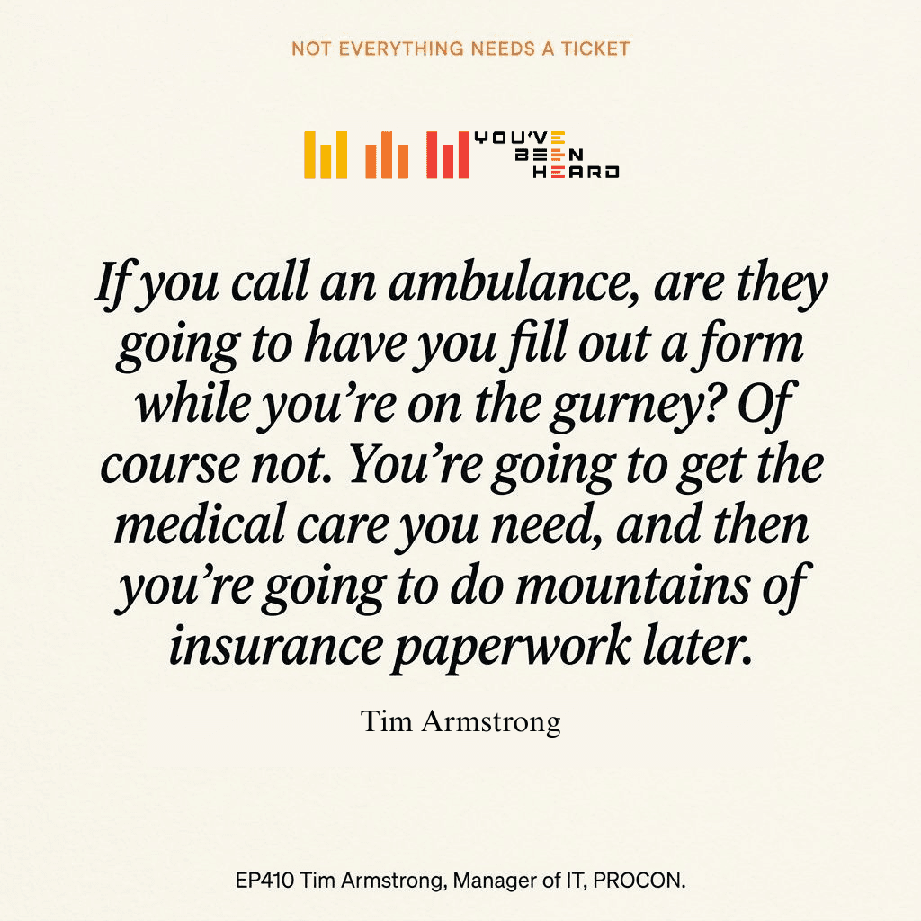 410- Not Everything Needs a Ticket w/Tim Armstrong