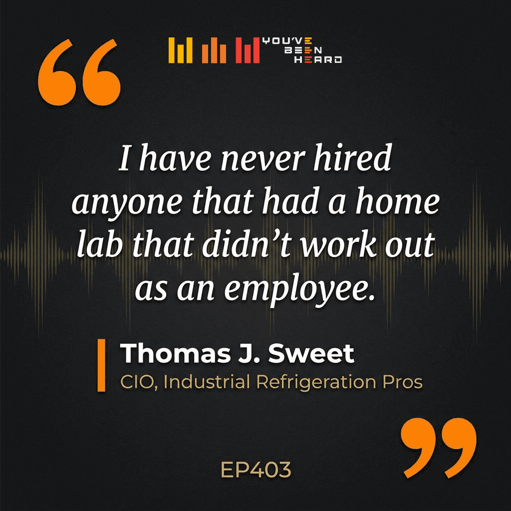 403- Why Home Labs Beat College Degrees w/Thomas J. Sweet