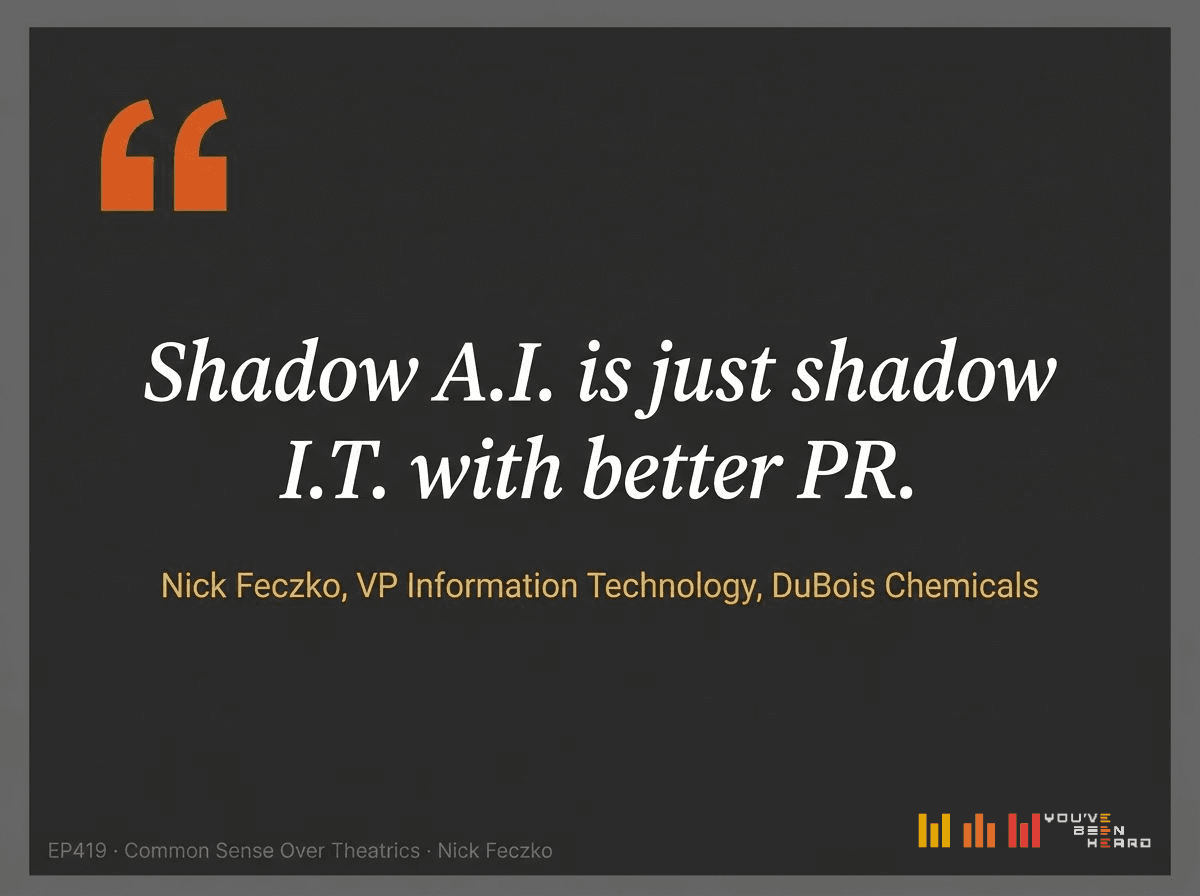 419- Common Sense Over Theatrics w/Nick Feczko