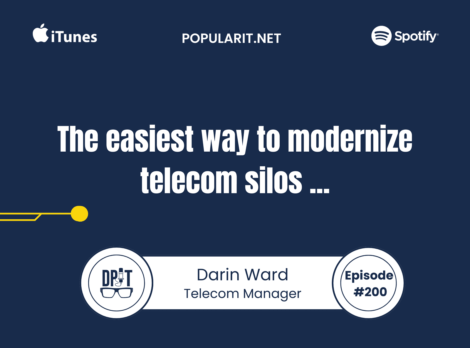200. Optimizing Your Legacy Telecom with Darin Ward: Consolidating Systems, Cutting Costs, and Enabling the Business