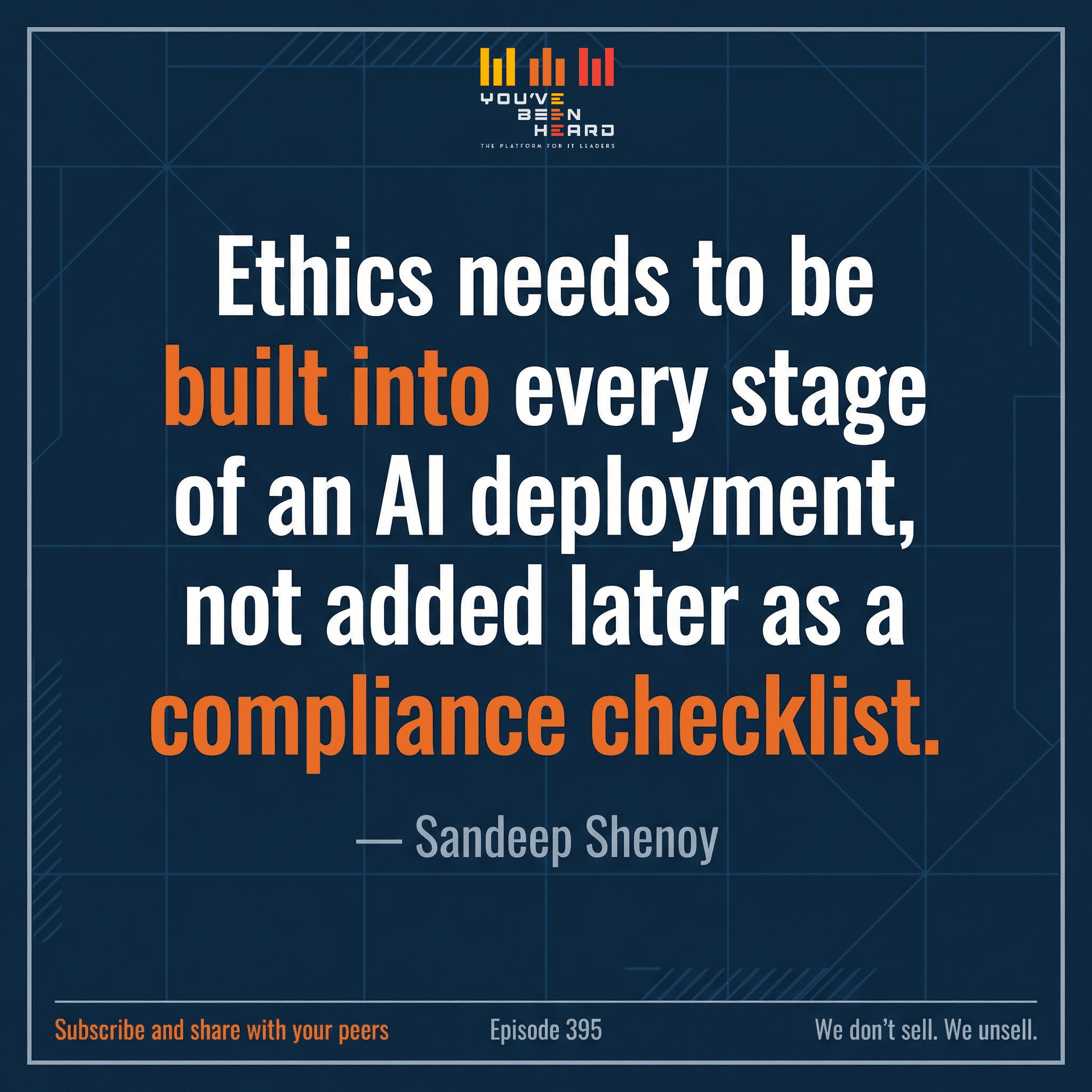 395- When AI Makes Healthcare Mistakes Lives Are Lost w/Sandeep Shenoy